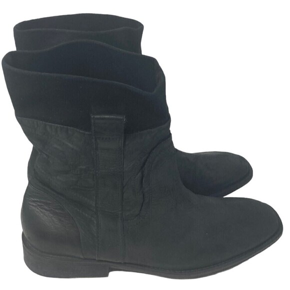 Donald J Pliner Ankle Boots Mens Size 8.5 M Leather Boots Zipper  Black - Picture 1 of 9